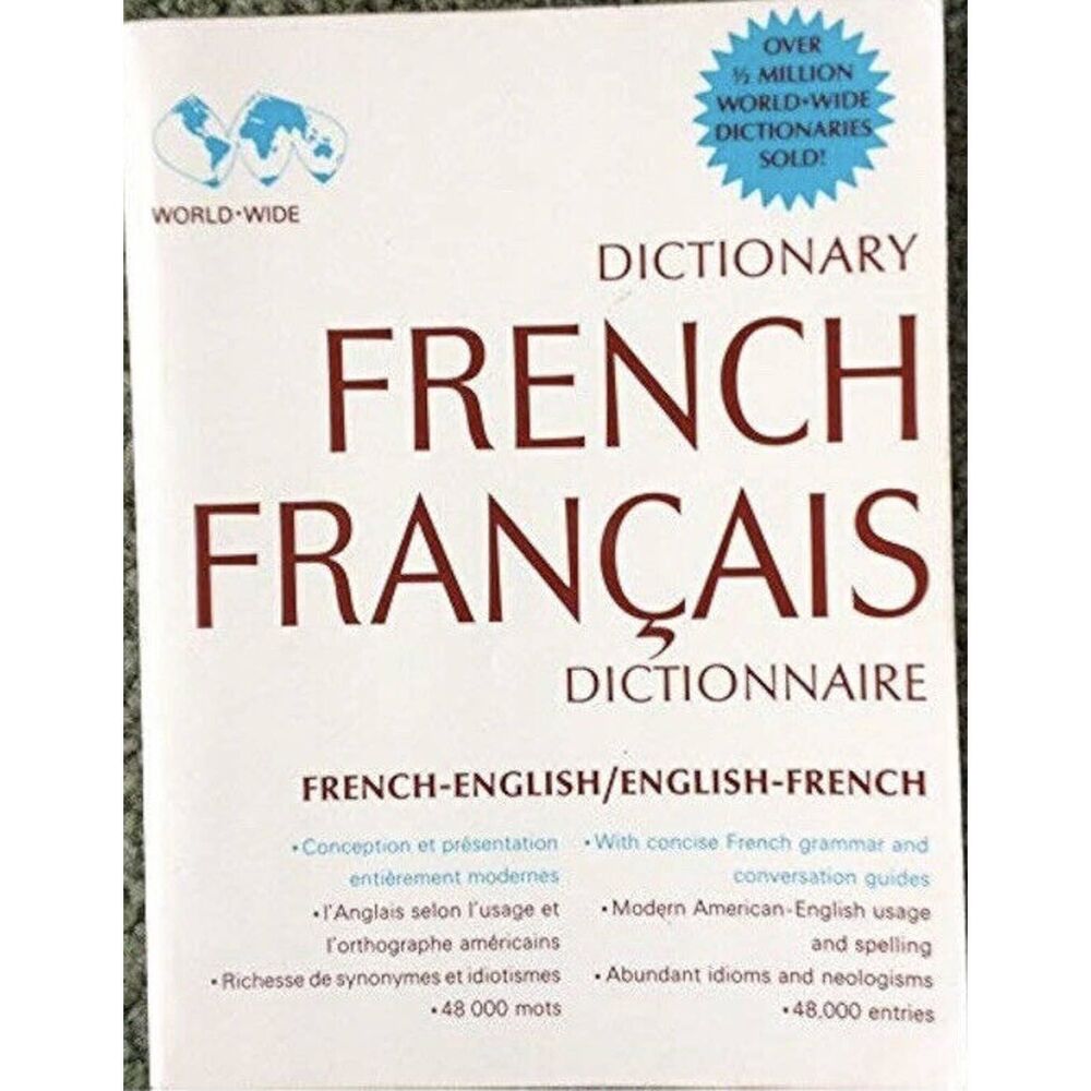World Wide French-English Dictionary Book